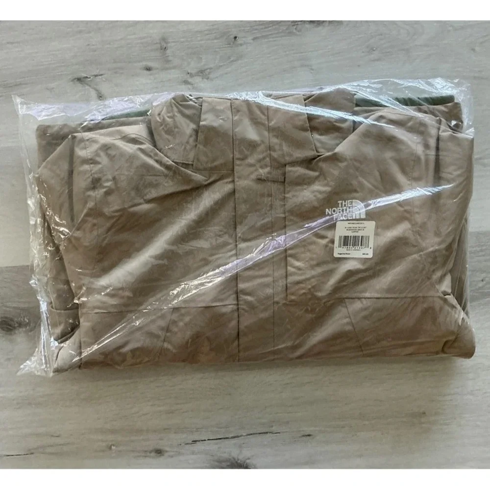 The North Face Lone Peak Triclimate 2 Jacket Mushroom Grey Large‎ New With Tags